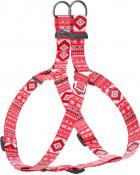 Collar WauDog Nylon Этно красный нейлоновая шлея