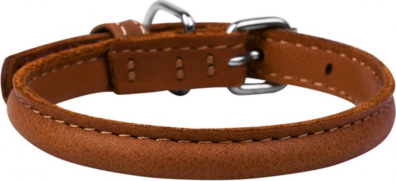 Изображение 2 - Collar WauDog Soft Кожаный ошейник круглый коричневый
