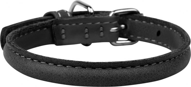 Изображение 2 - Collar WauDog Soft Кожаный ошейник круглый черный