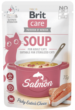 Изображение 1 - Brit Care Cat Soup Суп с курицей и лососем