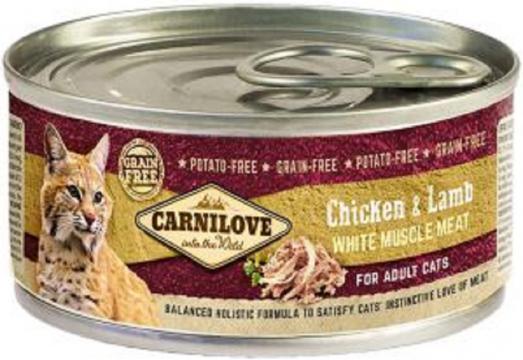 Изображение 1 - Carnilove Adult Cat Курица и ягненок