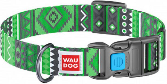Изображение 1 - Collar WauDog Nylon Этно зеленый нейлоновый ошейник