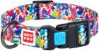 Collar WauDog Nylon Волшебные цветы нейлоновый ошейник