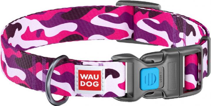 Изображение 1 - Collar WauDog Nylon Розовый камо нейлоновый ошейник