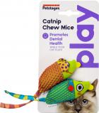 Petstages Catnip Chew Mice Мышки с кошачьей мятой