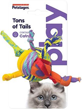 Изображение 1 - Petstages Catnip Tons of Tails Мячик с лентами
