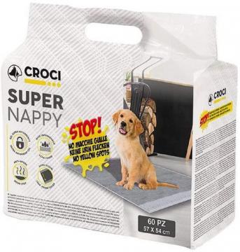 Изображение 2 - Croci Super Nappy Пеленки для собак с активированным углем 84х57