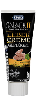 Изображение 1 - Dr.Clauder's Snack IT Liver Cream Poultry паста для кошек с курицей
