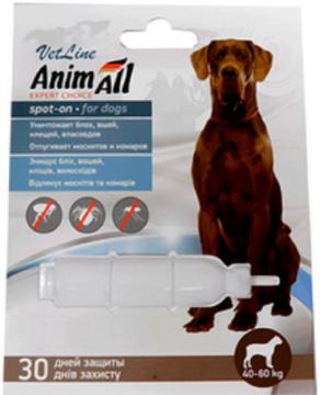 Изображение 1 - AnimAll VetLine Спот-он капли для собак от 40кг до 60кг