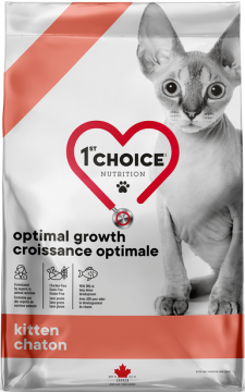 Изображение 1 - 1st Choice Kitten Optimal Growth с рыбой
