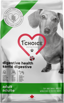 Изображение 1 - 1st Choice Adult Digestive Health Toy and Small корм с курицей