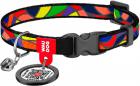 Collar WauDog Nylon Витраж нейлоновый ошейник для котов
