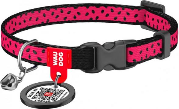 Изображение 1 - Collar WauDog Nylon Арбуз нейлоновый ошейник для котов