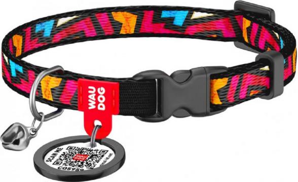 Изображение 1 - Collar WauDog Nylon Граффити нейлоновый ошейник для котов