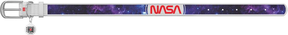 Изображение 3 - Collar WauDog Design Nasa21 кожаный ошейник белый
