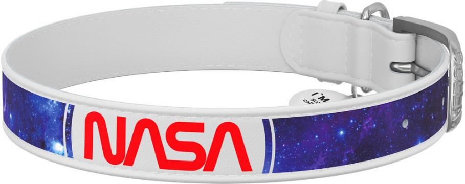 Изображение 2 - Collar WauDog Design Nasa21 кожаный ошейник белый