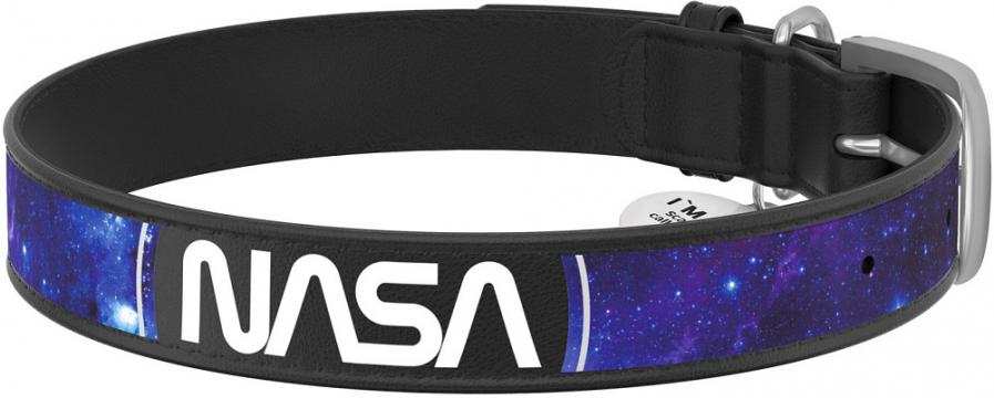 Изображение 2 - Collar WauDog Design Nasa21 кожаный ошейник черный