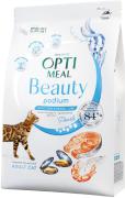 Optimeal Beauty Podium Shiny Coat & Dental для котов