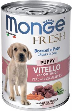 Изображение 1 - Monge Dog Fresh Puppy с телятиной и овощами