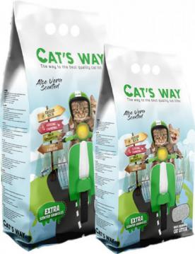 Изображение 1 - Cat's Way Aloe Vera Комкующийся наполнитель