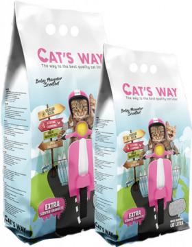 Изображение 1 - Cat's Way Baby Powder Комкующийся наполнитель