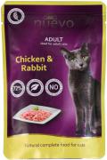 Nuevo Adult Cat Курица и кролик