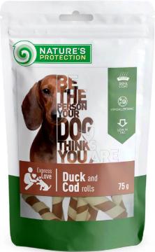 Изображение 1 - Nature's Protection Snacks For Dogs Роллы с уткой и треской