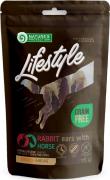 Nature's Protection Lifestyle Snack For Dogs Кроличьи ушки с мясом коня