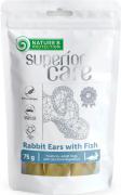 Nature's Protection Superior Care Snacks For Dogs Кроличьи уши с белой рыбой