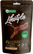 Nature's Protection Lifestyle snack for cats Мягкие полоски из утки