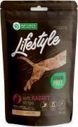Nature's Protection Lifestyle snack for cats Мягкие полоски из кролика