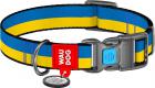 Collar WauDog Nylon Colors of freedom нейлоновый ошейник