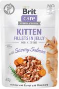 Brit Care Cat Pouch Kitten Лосось в желе
