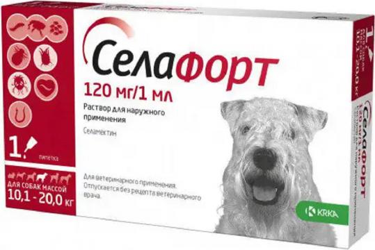 Изображение 1 - Селафорт Капли для собак от 10 до 20 кг