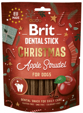 Изображение 1 - Brit Care Dog Apple Strudel Різдвяні ласощі яблочний штрудель