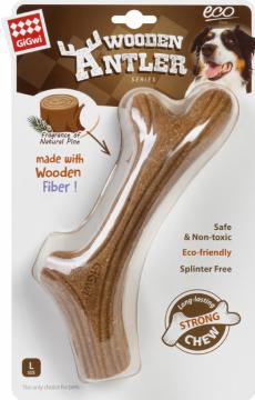 Изображение 5 - GiGwi Wooden Antler Жувальний ріг з дерева