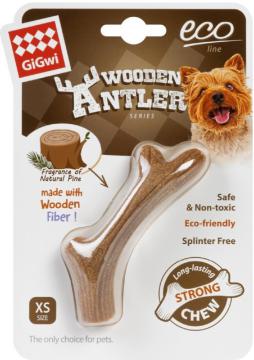 Изображение 2 - GiGwi Wooden Antler Жувальний ріг з дерева