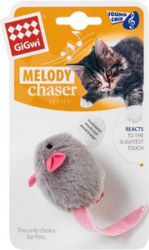 Изображение 2 - GiGwi Melody chaser Мишка з електроним чіпом