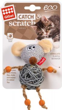 Изображение 2 - GiGwi Catch&Scratch Мишка з дзвіночком