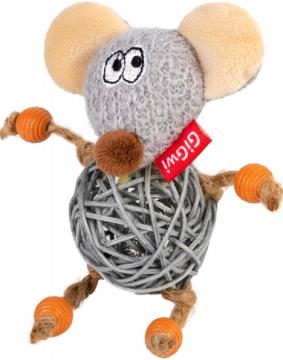 Изображение 1 - GiGwi Catch&Scratch Мишка з дзвіночком