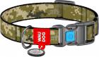 Collar WauDog Nylon Мілітарі нейлоновий нашийник