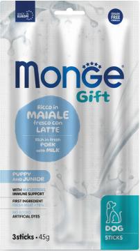 Изображение 1 - Monge Gift Dog Puppy and Junior Палочки со Свининой и Молоком