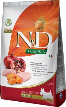 Изображение 1 - Farmina N&D GF Pumpkin Adult Mini Курица и Гранат