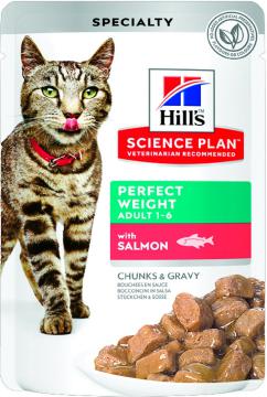 Изображение 1 - Hill's SP Feline Adult Perfect Weight з лососем в соусі