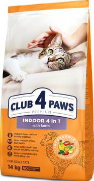 Изображение 1 - Клуб 4 Лапы Indoor 4in1 с ягненком