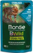 Monge BWild Grain Free Sterilised с тунцом, креветками и овощами в соусе
