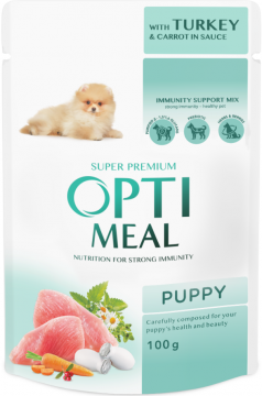 Изображение 1 - Optimeal Puppy с индейкой и морквой в соусе