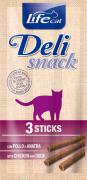 LifeCat DeliSnack Stiks Курица с уткой