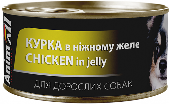 Изображение 1 - Animall консерва для собак с курицей в нежном желе
