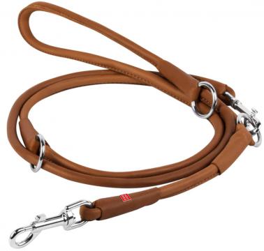 Изображение 1 - Collar WauDog Soft Кожаный круглый поводок -перестежка